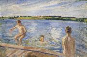 Peter Hansen Boys Bathing oil painting reproduction